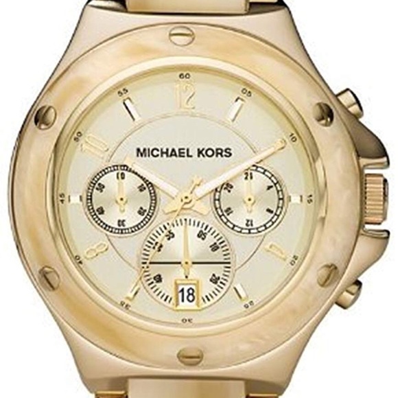 Michael Kors Horn Gold Tone Watch MK5449 - Picture 5 of 5